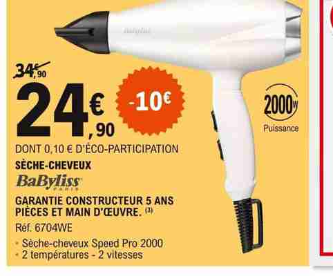 Toutes les promotions de Sèche cheveux philips